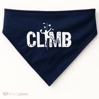Climb Bouldering Wall Climber Rock Climbing Mountaineer USA-Made Doggie Bandana thumb 0
