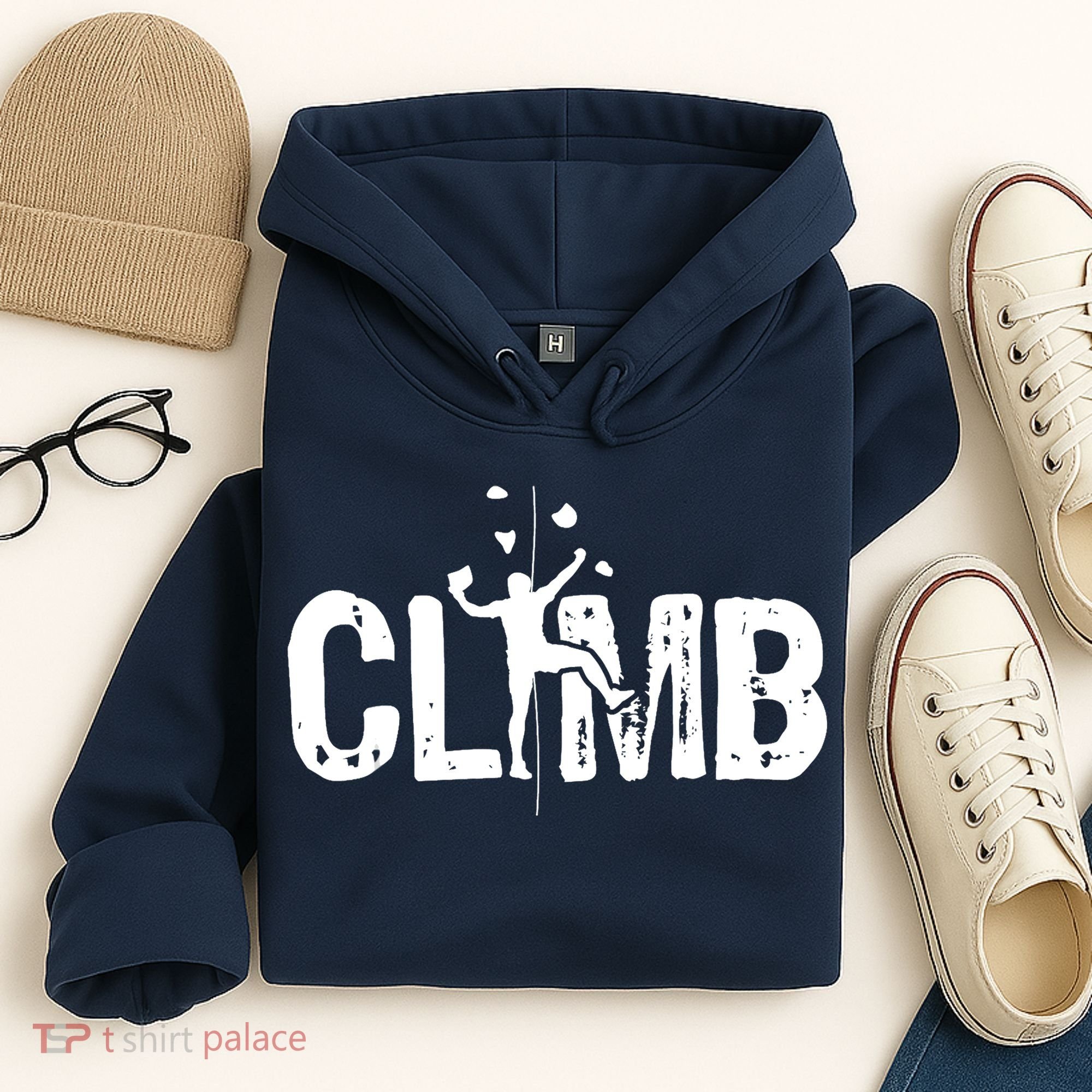 Climb Bouldering Wall Climber Rock Climbing Mountaineer Hoodie