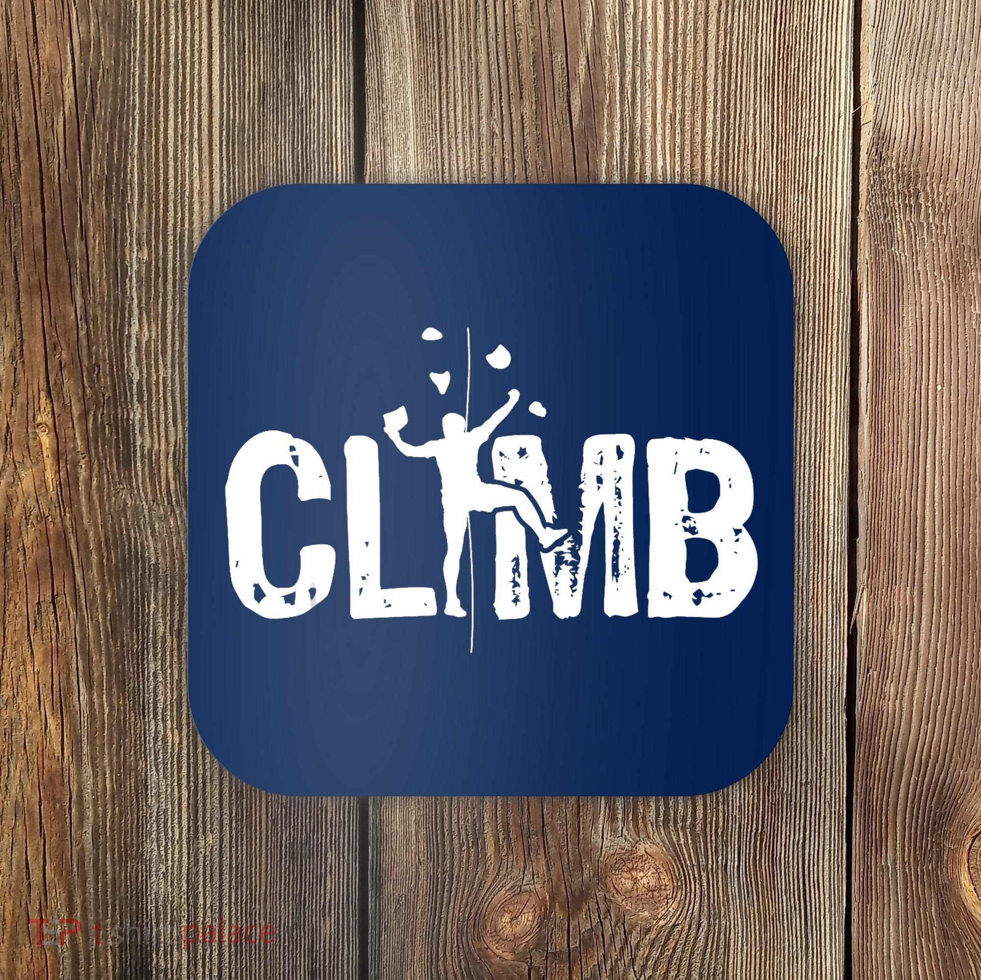 Climb Bouldering Wall Climber Rock Climbing Mountaineer Coaster