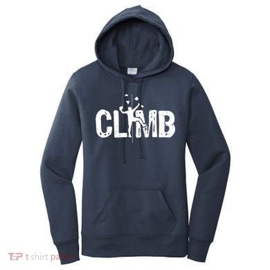Climb Bouldering Wall Climber Rock Climbing Mountaineer Women's Hoodie