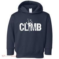 Climb Bouldering Wall Climber Rock Climbing Mountaineer Toddler Hoodie thumb 0