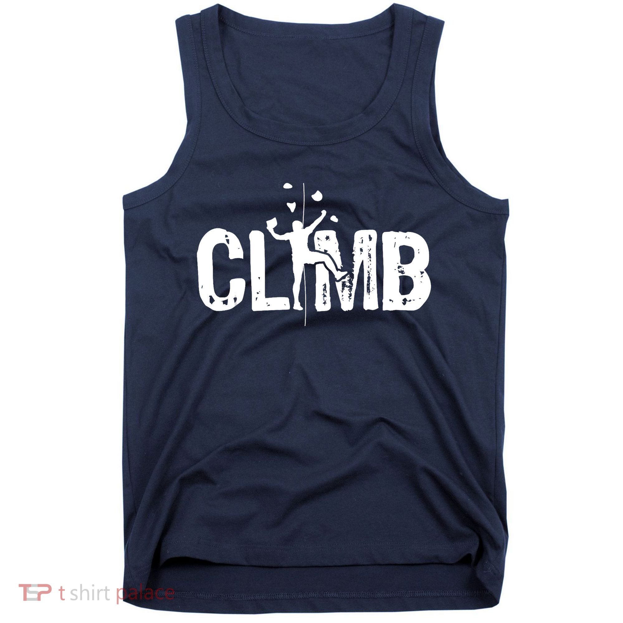 Climb Bouldering Wall Climber Rock Climbing Mountaineer Tank Top