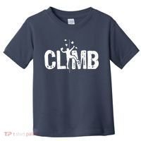 Climb Bouldering Wall Climber Rock Climbing Mountaineer Toddler T-Shirt thumb 0
