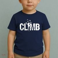Climb Bouldering Wall Climber Rock Climbing Mountaineer Toddler T-Shirt thumb 2