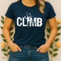 Climb Bouldering Wall Climber Rock Climbing Mountaineer Women's T-Shirt thumb 2