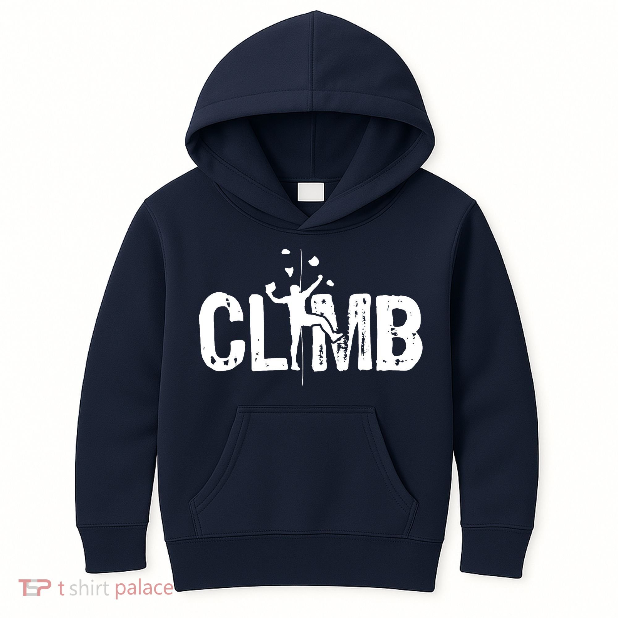 Climb Bouldering Wall Climber Rock Climbing Mountaineer Kids Hoodie