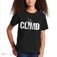 Climb Bouldering Wall Climber Rock Climbing Mountaineer Kids T-Shirt thumb 2