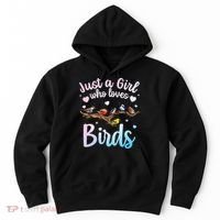 Cool Bird Watcher Art For Women Birding Nerd Birder Hoodie thumb 0