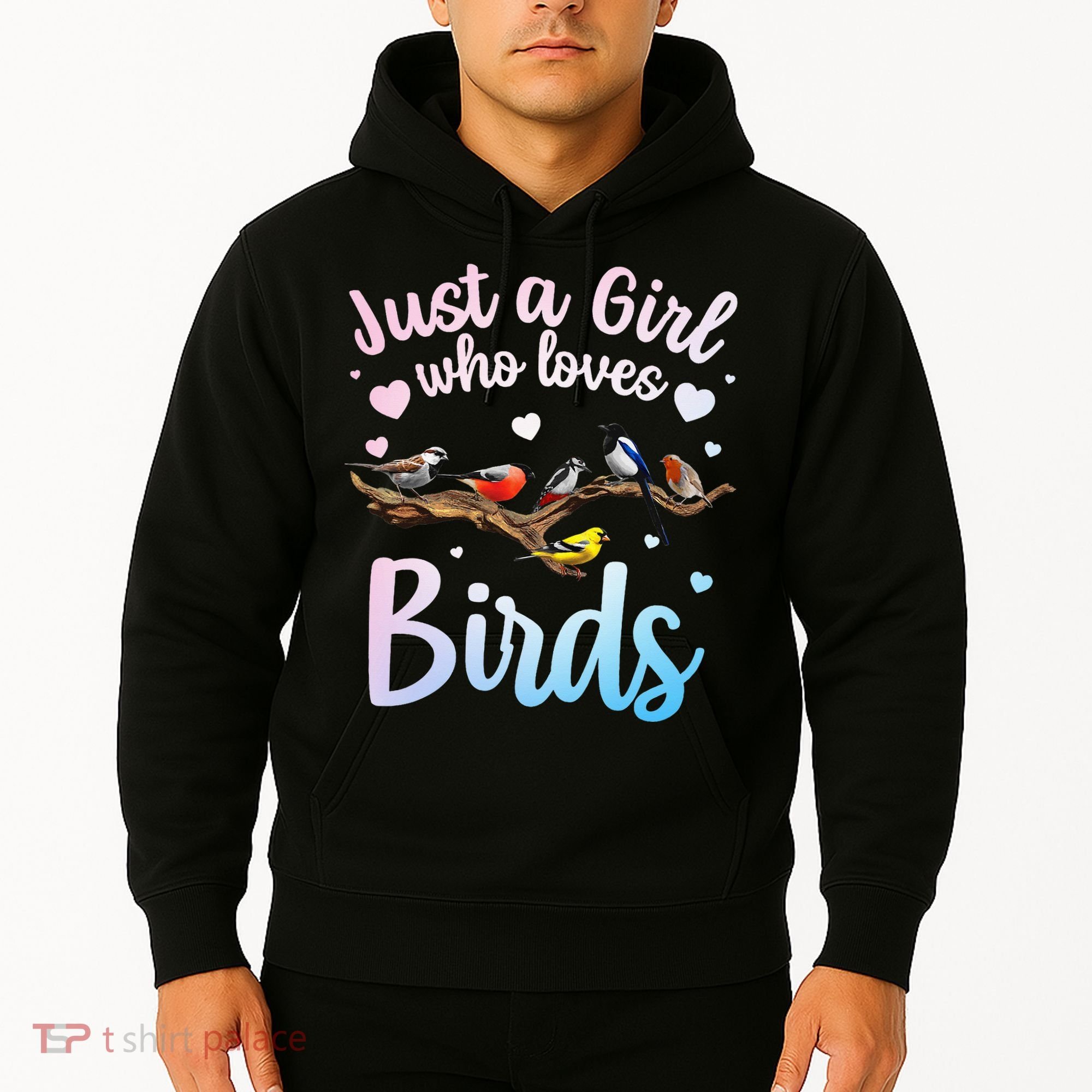 Cool Bird Watcher Art For Women Birding Nerd Birder Hoodie