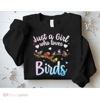 Cool Bird Watcher Art For Women Birding Nerd Birder Sweatshirt thumb 2