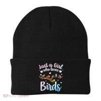 Cool Bird Watcher Art For Women Birding Nerd Birder Beanie thumb 0