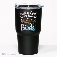 Cool Bird Watcher Art For Women Birding Nerd Birder Tumbler thumb 0