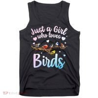 Cool Bird Watcher Art For Women Birding Nerd Birder Tank Top thumb 0
