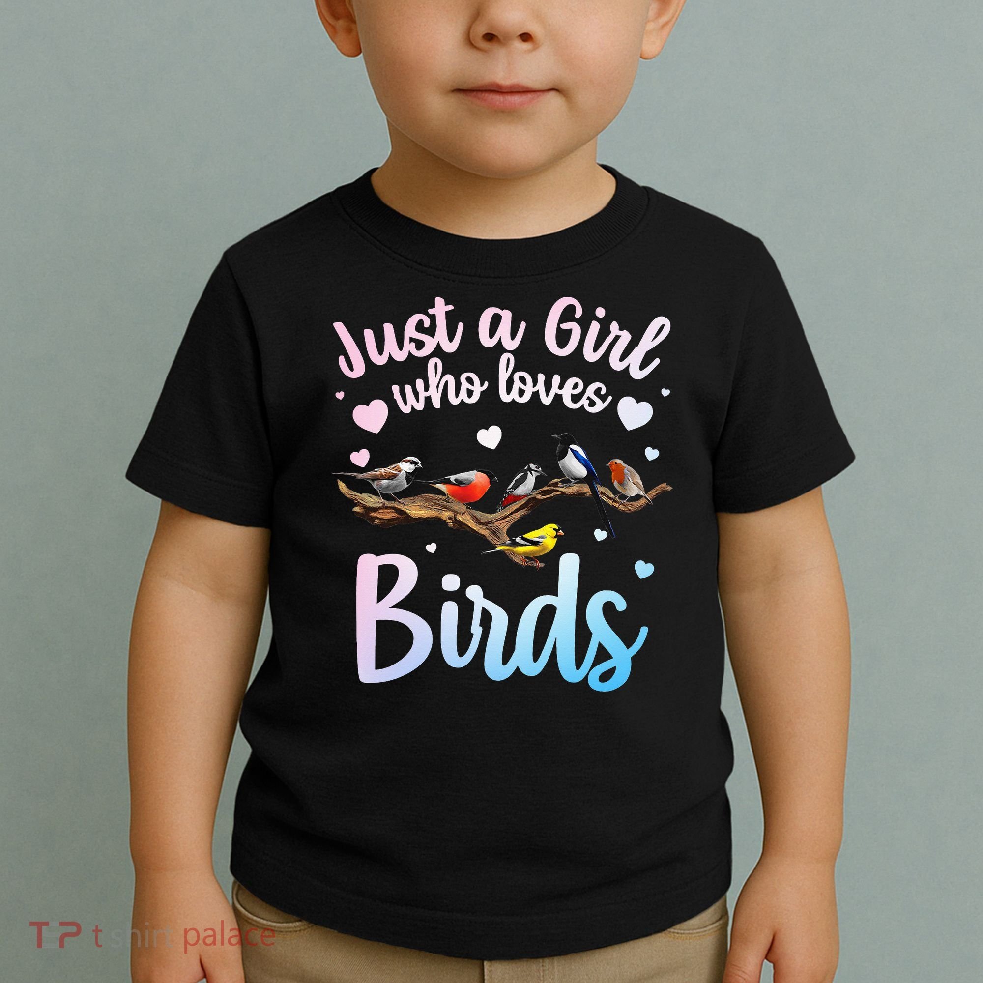Cool Bird Watcher Art For Women Birding Nerd Birder Toddler T-Shirt