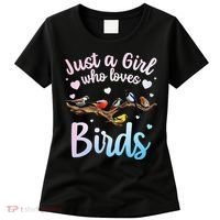 Cool Bird Watcher Art For Women Birding Nerd Birder Women's T-Shirt thumb 0