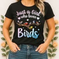 Cool Bird Watcher Art For Women Birding Nerd Birder Women's T-Shirt thumb 2