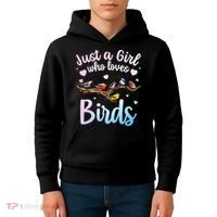 Cool Bird Watcher Art For Women Birding Nerd Birder Kids Hoodie thumb 4