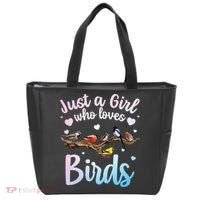 Cool Bird Watcher Art For Women Birding Nerd Birder Tote Bag thumb 0