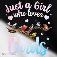 Cool Bird Watcher Art For Women Birding Nerd Birder Toddler Fine Jersey T-Shirt thumb 2