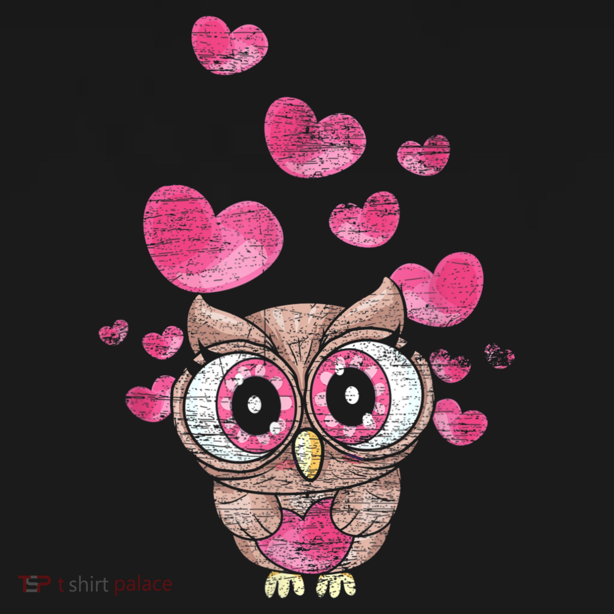 Cute Bird Women Girls Kids Owl T-Shirt