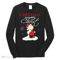 Christmas Begins With Christ Xmas Gift Holiday Costume Long Sleeve Shirt thumb 0