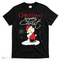 Christmas Begins With Christ Xmas Gift Holiday Costume T-Shirt thumb 0
