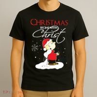 Christmas Begins With Christ Xmas Gift Holiday Costume T-Shirt thumb 3