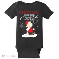 Christmas Begins With Christ Xmas Gift Holiday Costume Baby Bodysuit thumb 0