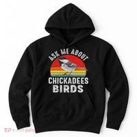 Chickadee Bird Women Daughter Mom Lover Birdwatching Hoodie thumb 0