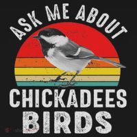 Chickadee Bird Women Daughter Mom Lover Birdwatching Apron thumb 3