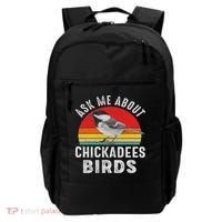 Chickadee Bird Women Daughter Mom Lover Birdwatching Backpack thumb 0