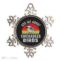 Chickadee Bird Women Daughter Mom Lover Birdwatching Ornament thumb 0