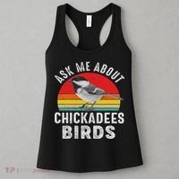 Chickadee Bird Women Daughter Mom Lover Birdwatching Women's Tank Top thumb 3