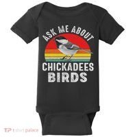 Chickadee Bird Women Daughter Mom Lover Birdwatching Baby Bodysuit thumb 0
