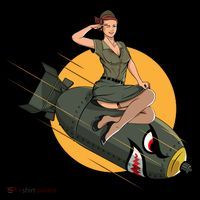 Cherry Bomb WW2 Pin Up Girl Coffee Mug thumb 5