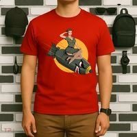 Cherry Bomb WW2 Pin Up Girl T-Shirt thumb 6
