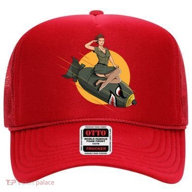 Cherry Bomb WW2 Pin Up Girl Hat