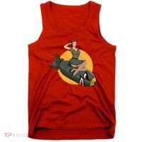 Cherry Bomb WW2 Pin Up Girl Tank Top thumb 0