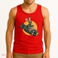 Cherry Bomb WW2 Pin Up Girl Tank Top thumb 3