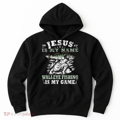 Catching big Walleye Fish over 25 inches Walleye Hunter Hoodie