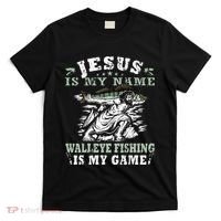 Catching big Walleye Fish over 25 inches Walleye Hunter T-Shirt thumb 0