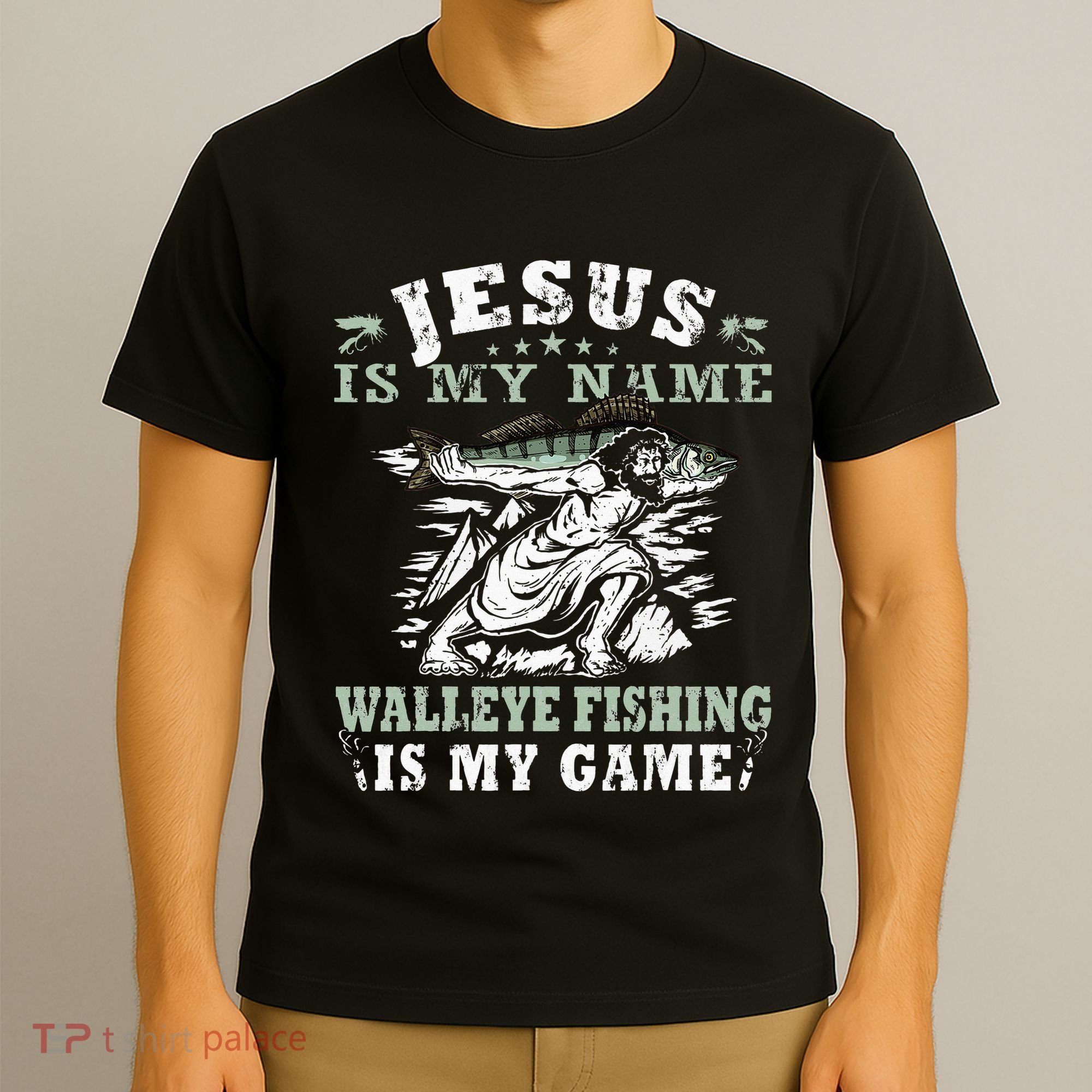 Catching big Walleye Fish over 25 inches Walleye Hunter T-Shirt
