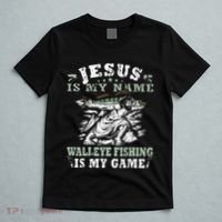 Catching big Walleye Fish over 25 inches Walleye Hunter T-Shirt thumb 5