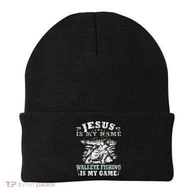 Catching big Walleye Fish over 25 inches Walleye Hunter Beanie