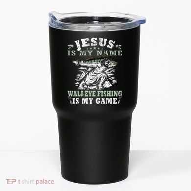 Catching big Walleye Fish over 25 inches Walleye Hunter Tumbler