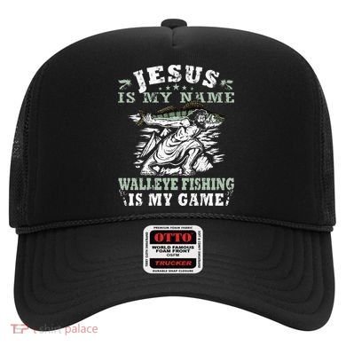 Catching big Walleye Fish over 25 inches Walleye Hunter Hat