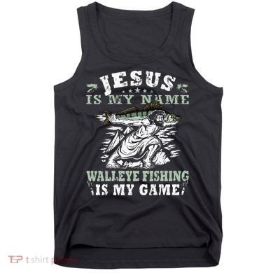 Catching big Walleye Fish over 25 inches Walleye Hunter Tank Top