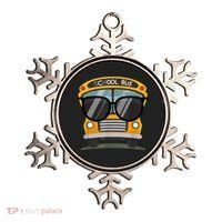 Cool Bus With Sunglasses School Bus Party Ornament thumb 0