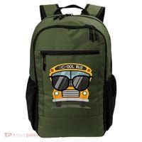 Cool Bus With Sunglasses School Bus Party Backpack thumb 0