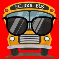 Cool Bus With Sunglasses School Bus Party Santa Hat thumb 1
